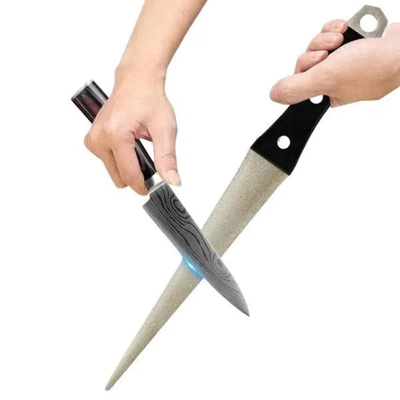 Professioneller Messerschärfer mit gewölbter Oberfläche