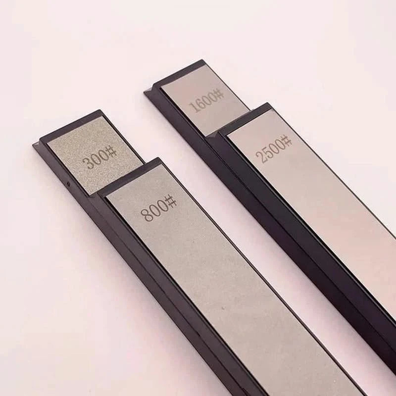 Set aus 4 Diamantschleifsteinen für Küchenmesser 300# 800# 1600# 2500#