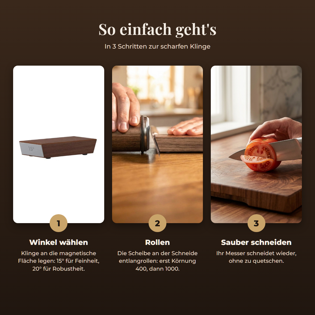 So einfach geht's